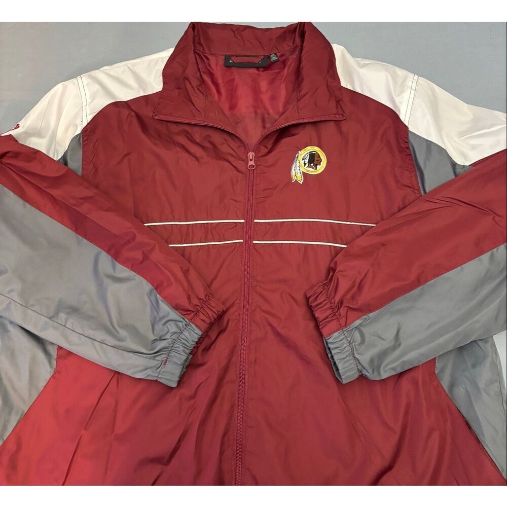 Washington Redskins Jacket Windbreaker   XL Dunbrooke SI Sports Illustrated NFL